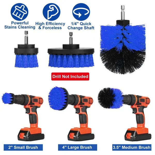 3Pcs Drill Brush Set